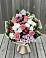 Букет цветов из: Альстромерии, Гвоздики, Розы и Хризантемы в Лысково
