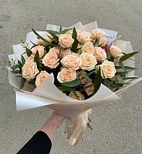Букет Кремовые розы Латте в Лысково