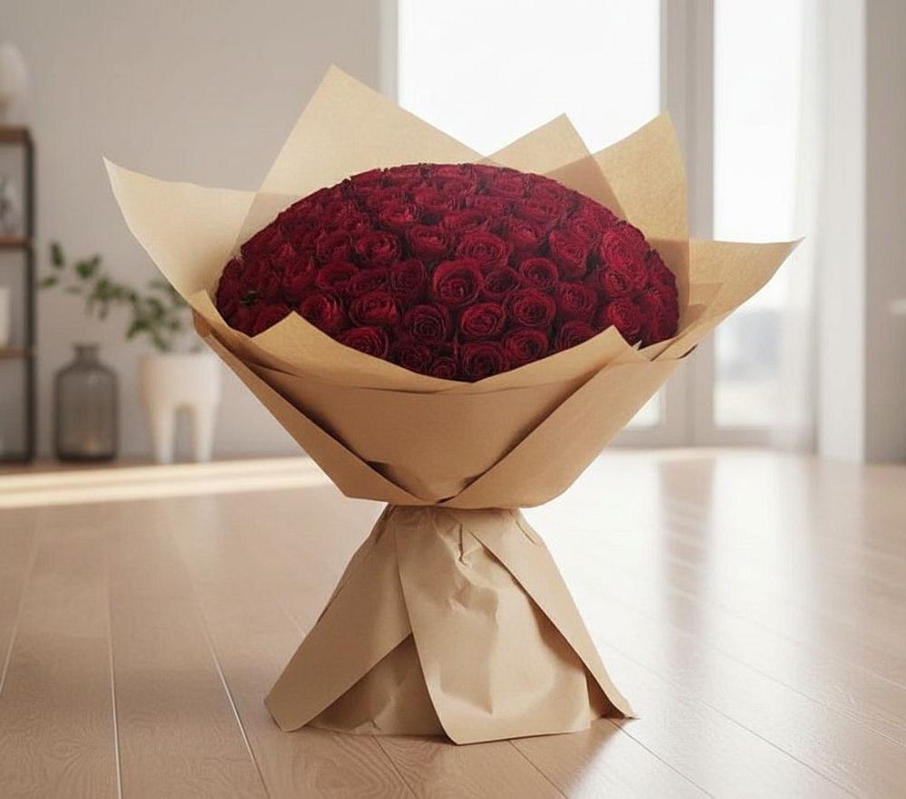 Букет 101 Красная роза в Лысково